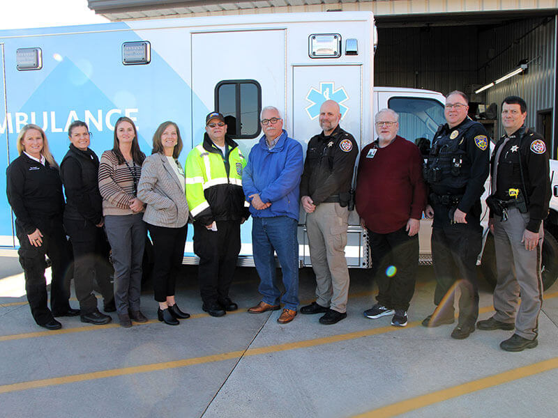 2024 New Ambulance Ascension Calumet Hospital supported by Calumet Area Community Health Foundation